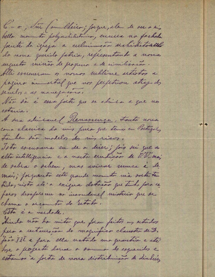 Carta de Vieira Guimarães a Augusto Fuschini, 11 de maio de 1902, página 2